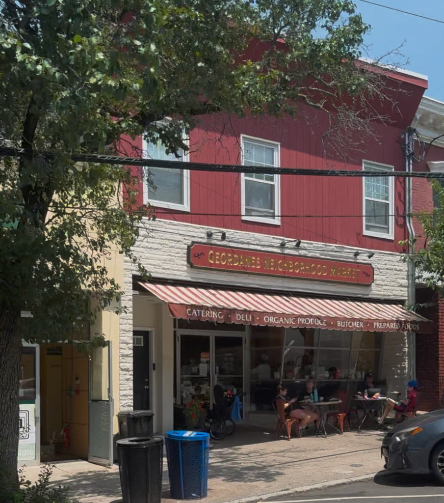 Geordanes Market storefront near Irvington NY Power Washing Company on Main Street