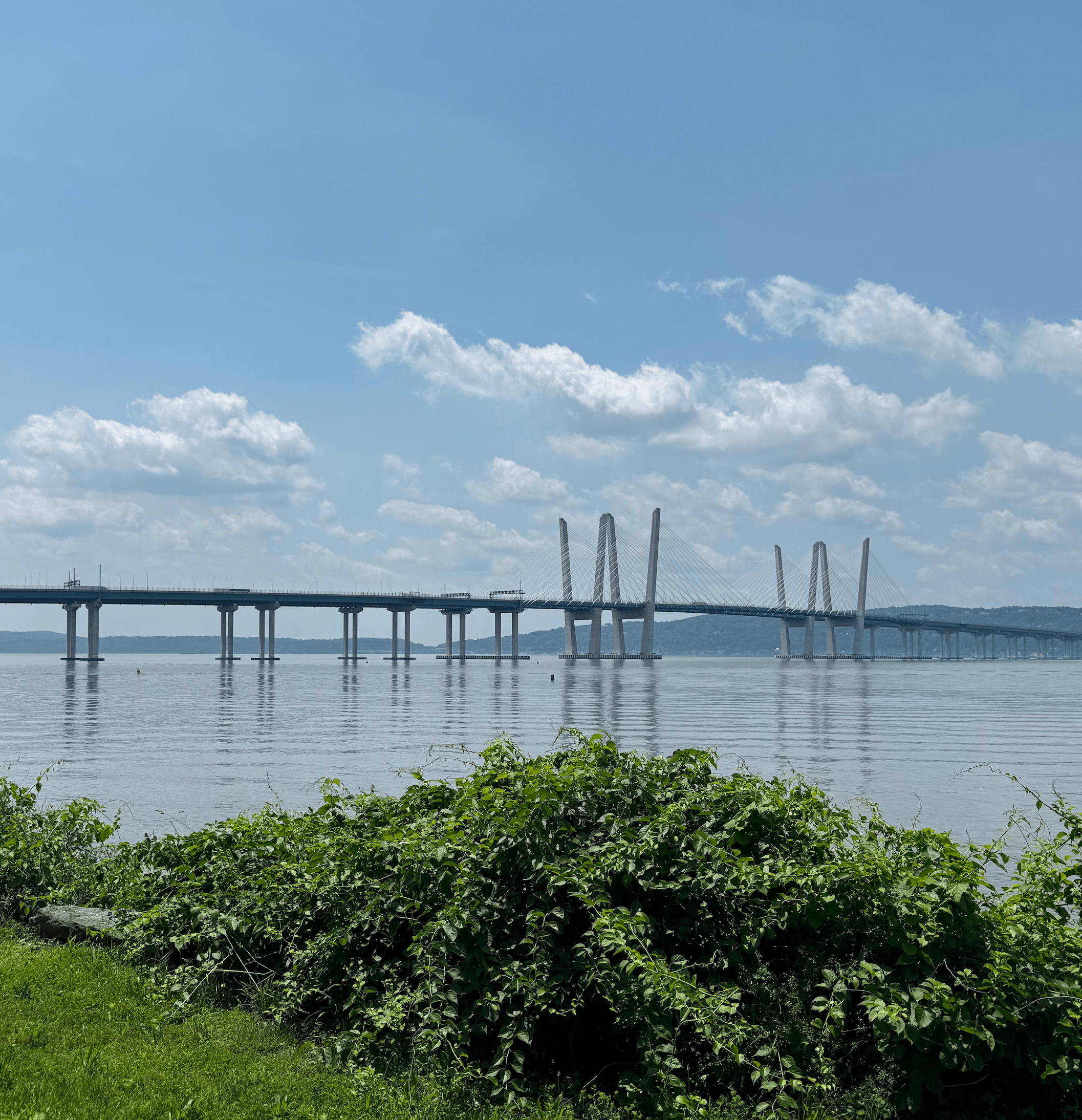 Hudson River and Mario Cuomo Bridge near Tarrytown NY Power Washing Company service area