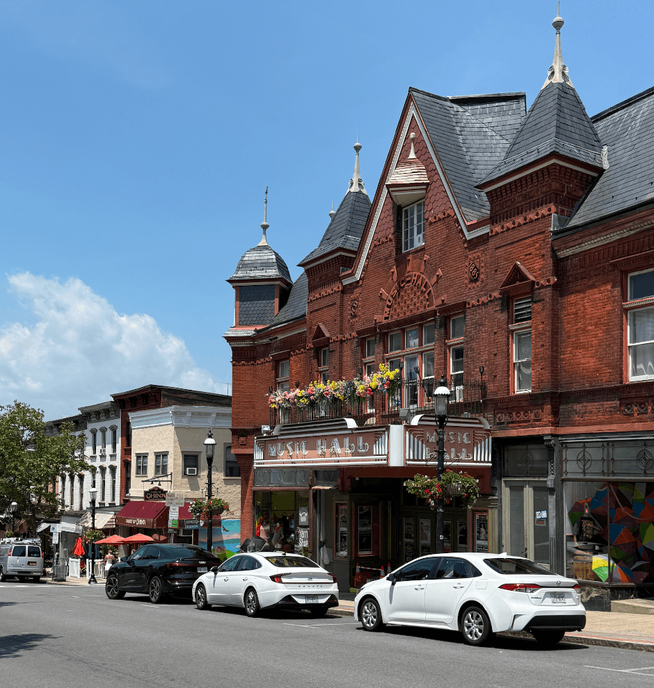 Tarrytown NY Power Washing Company location near Music Hall and Main Street shops