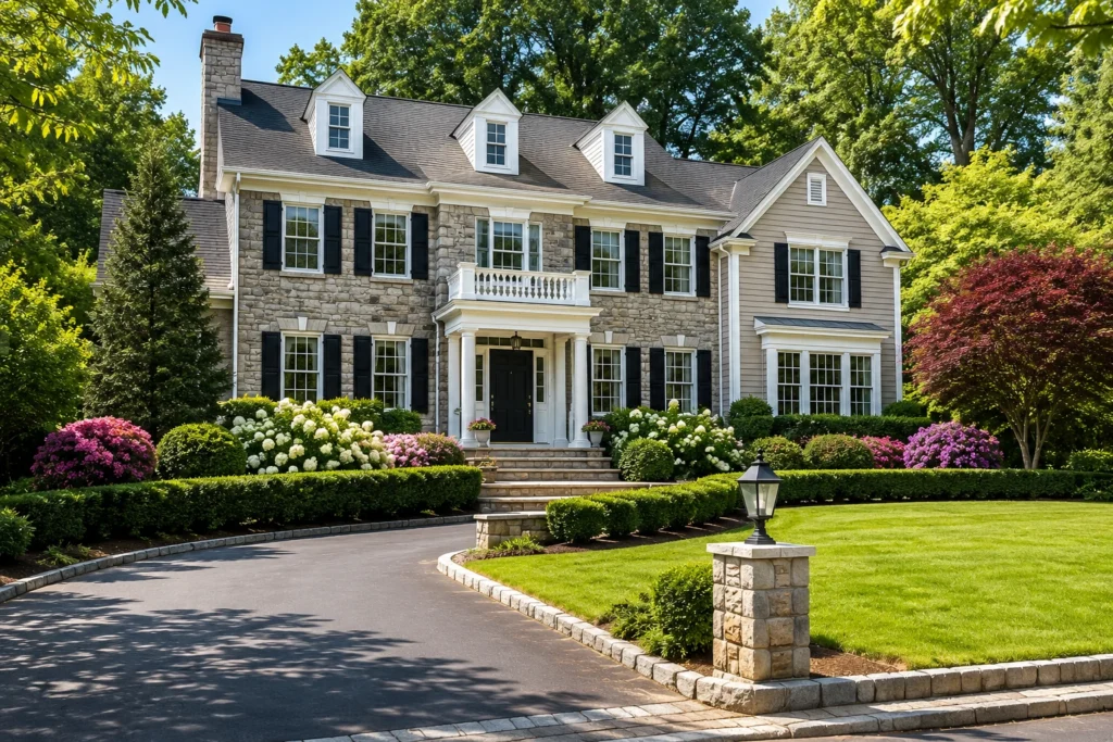 Beautiful upscale Yonkers home representing Professional Power Washing Services in Yonkers, NY